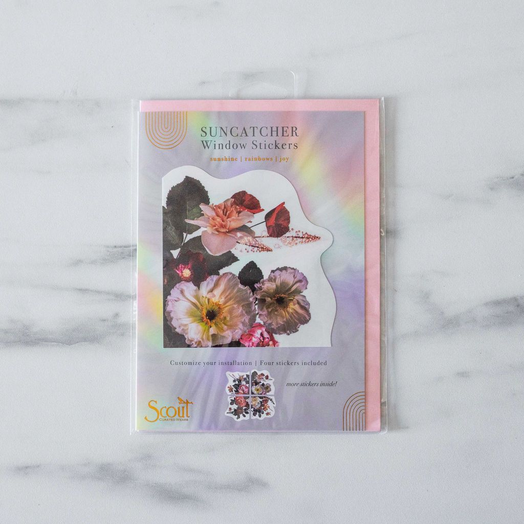 Flower Bouquet Suncatcher Sticker suncatcher Scout Curated Wears (DYA)