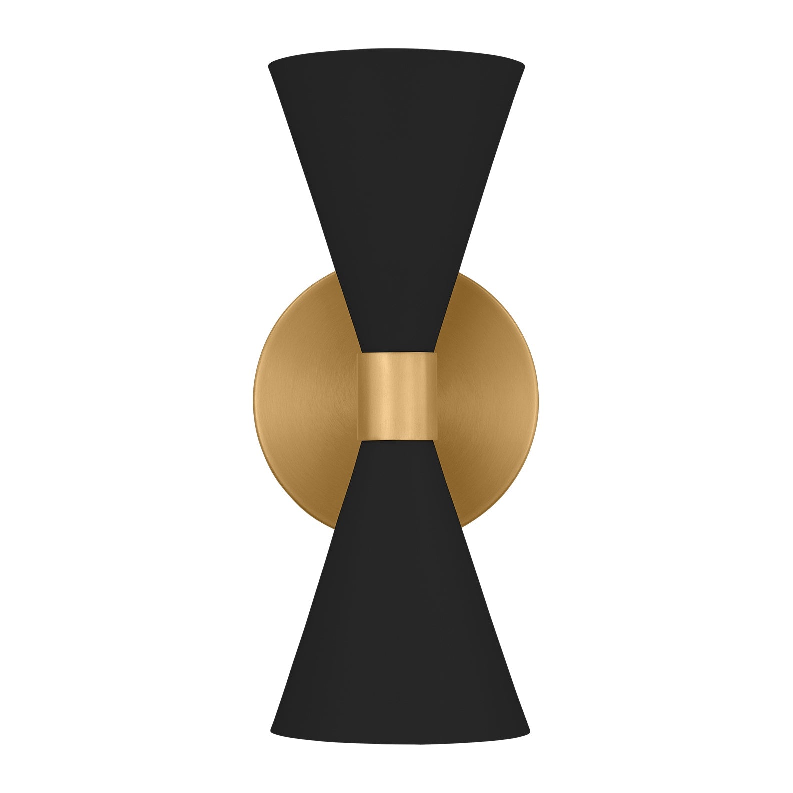 Albertine Large Sconce LIGHTING - sconce Visual Comfort Midnight Black