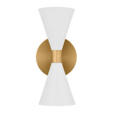 Albertine Large Sconce LIGHTING - sconce Visual Comfort Matte White