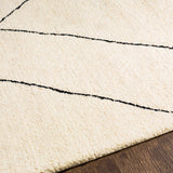 Arkell Cream/Black Rug 0-RUGS - wool Surya