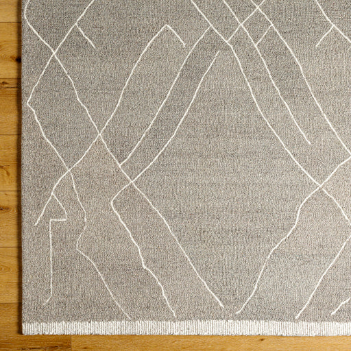 Arkell Taupe/Ivory Rug 0-RUGS - wool Surya