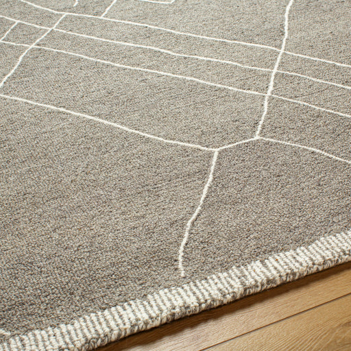 Arkell Taupe/Ivory Rug 0-RUGS - wool Surya