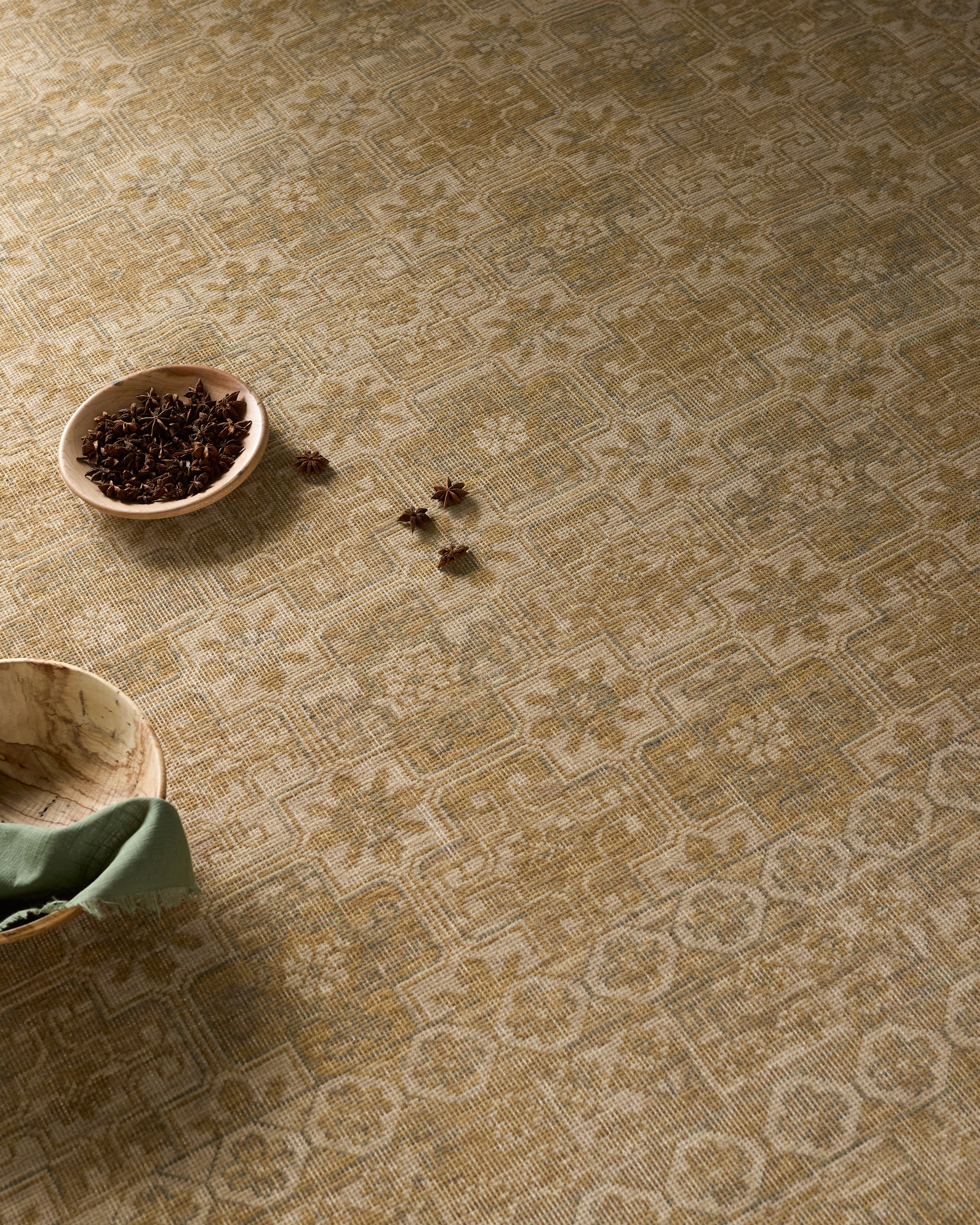 renaissance BORI-2303 Light Beige, Tan, Taupe Rug - Rug & Weave