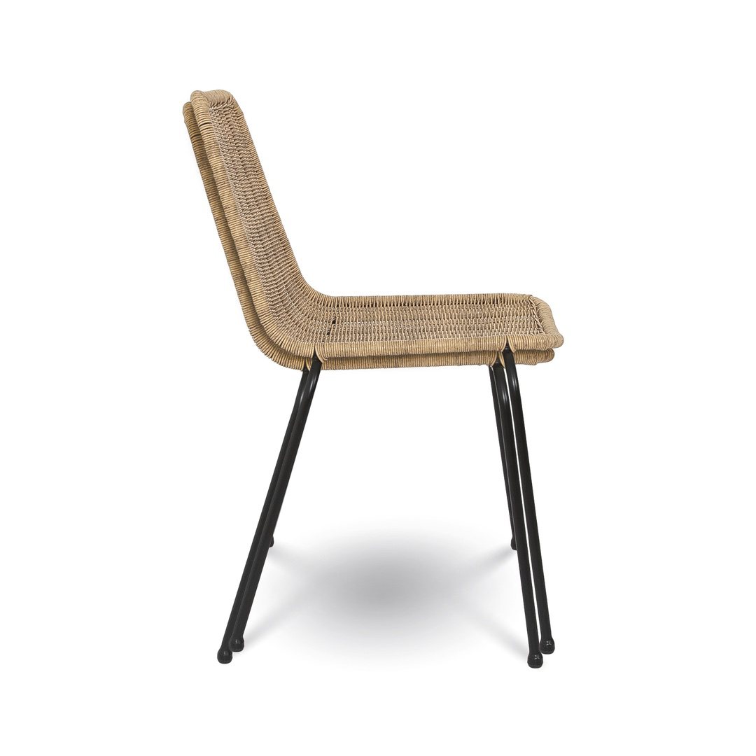 Celia Woven Dining Chair - Natural 10 - b - FURNITURE - dining chair Style In Form