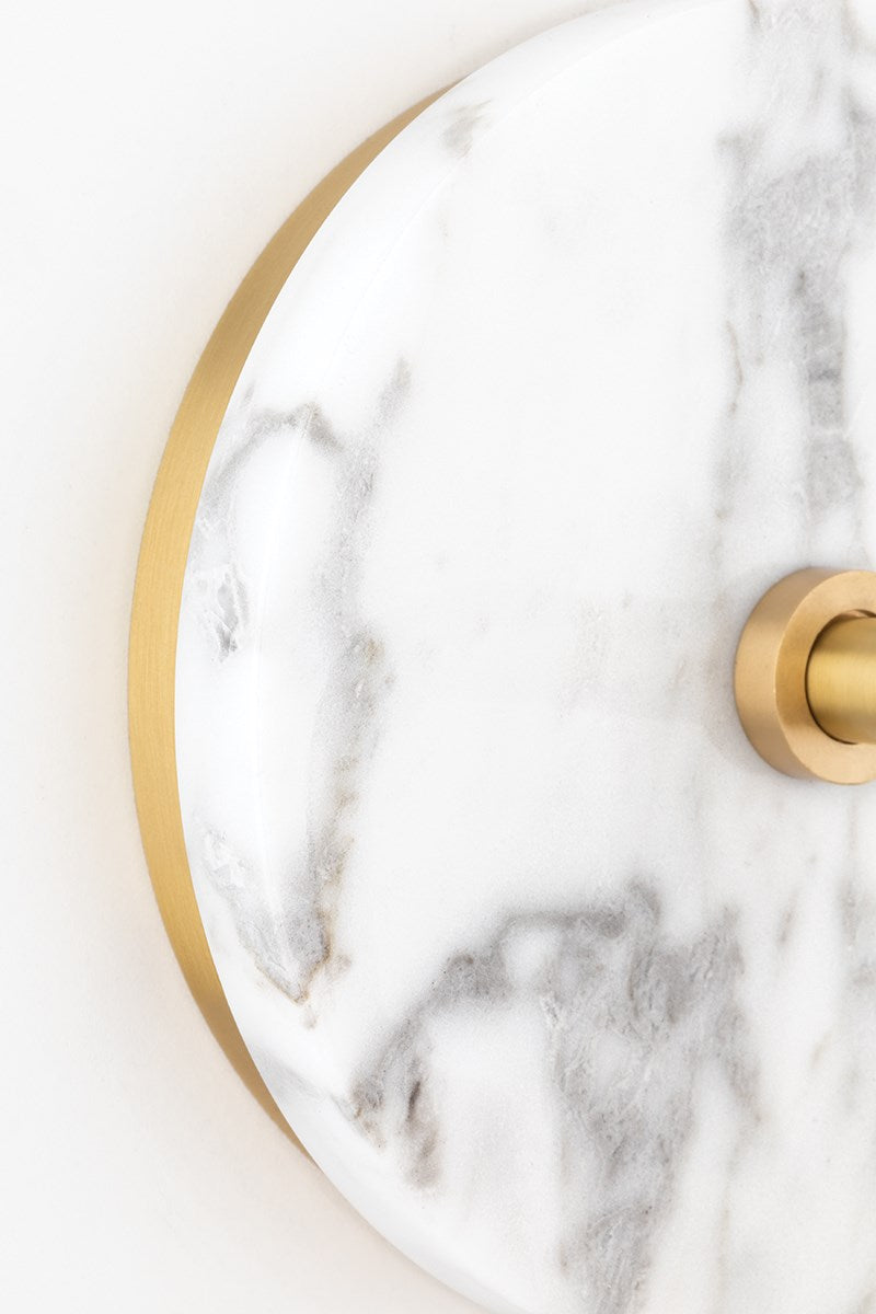 FLOOR MODEL - Chloe Wall Sconce - Aged Brass LIGHTING - floor model Hudson Valley Lighting