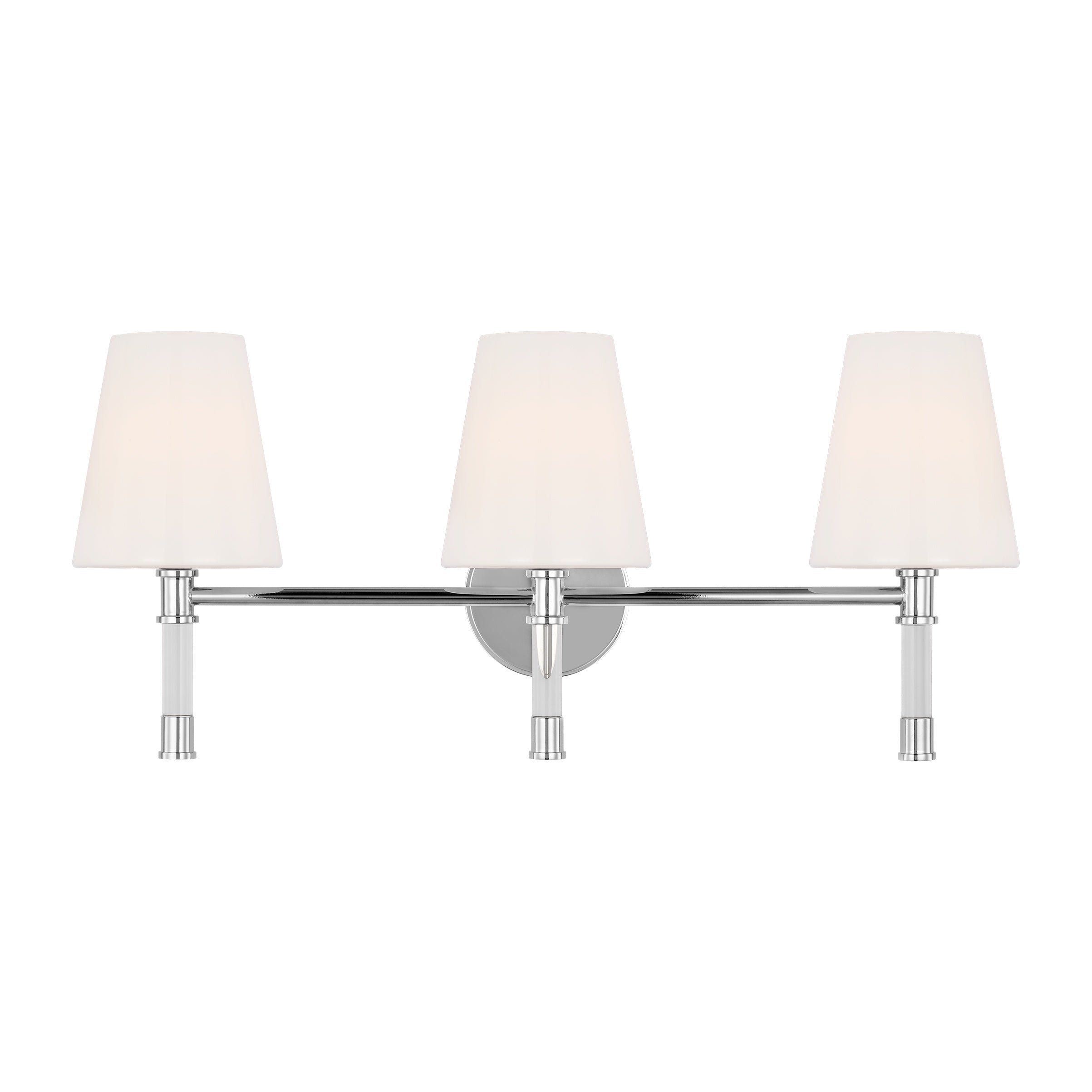 Hanover 3 - Light Vanity LIGHTING - vanity Visual Comfort Polished Nickel