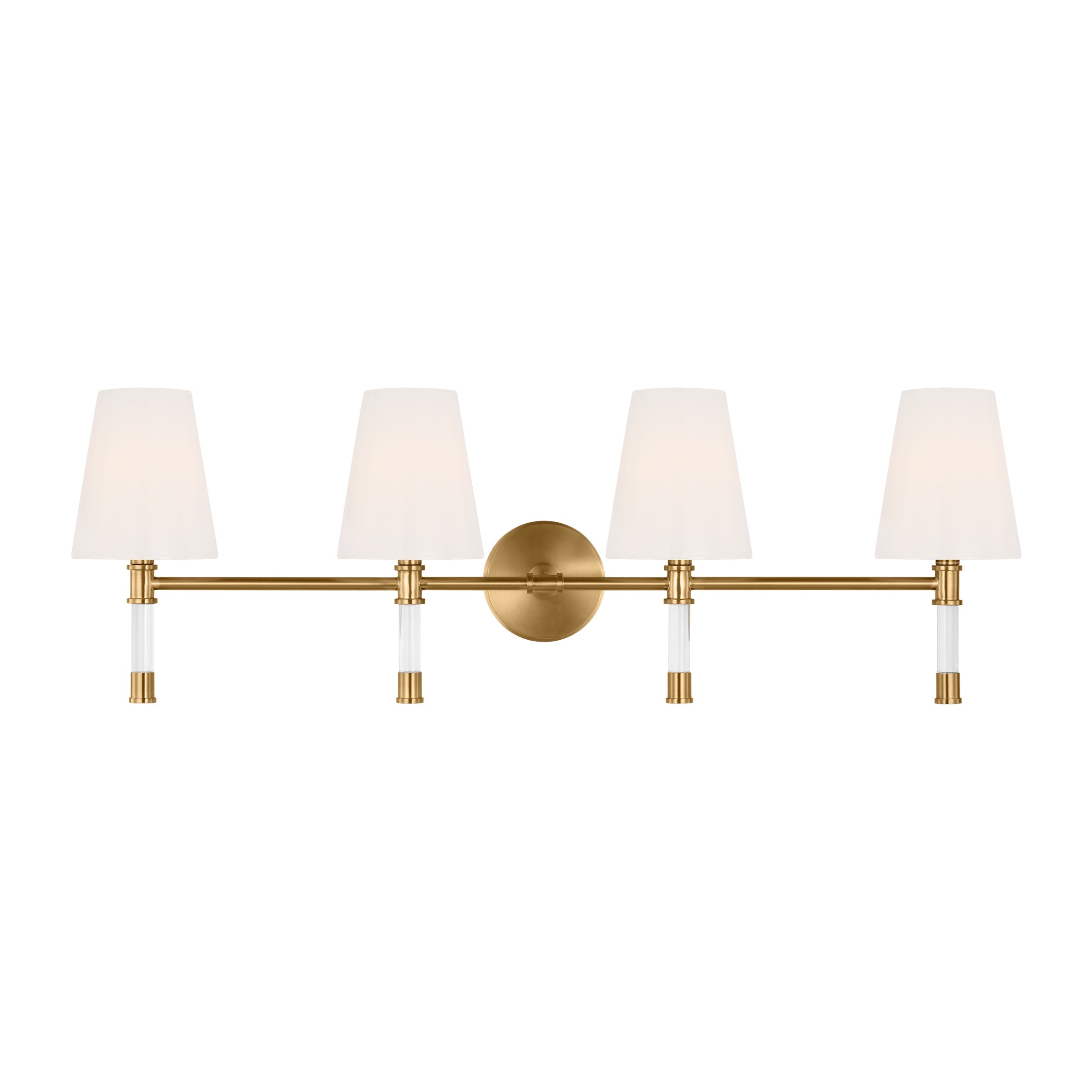 Hanover 4 - Light Vanity LIGHTING - vanity Visual Comfort Burnished Brass