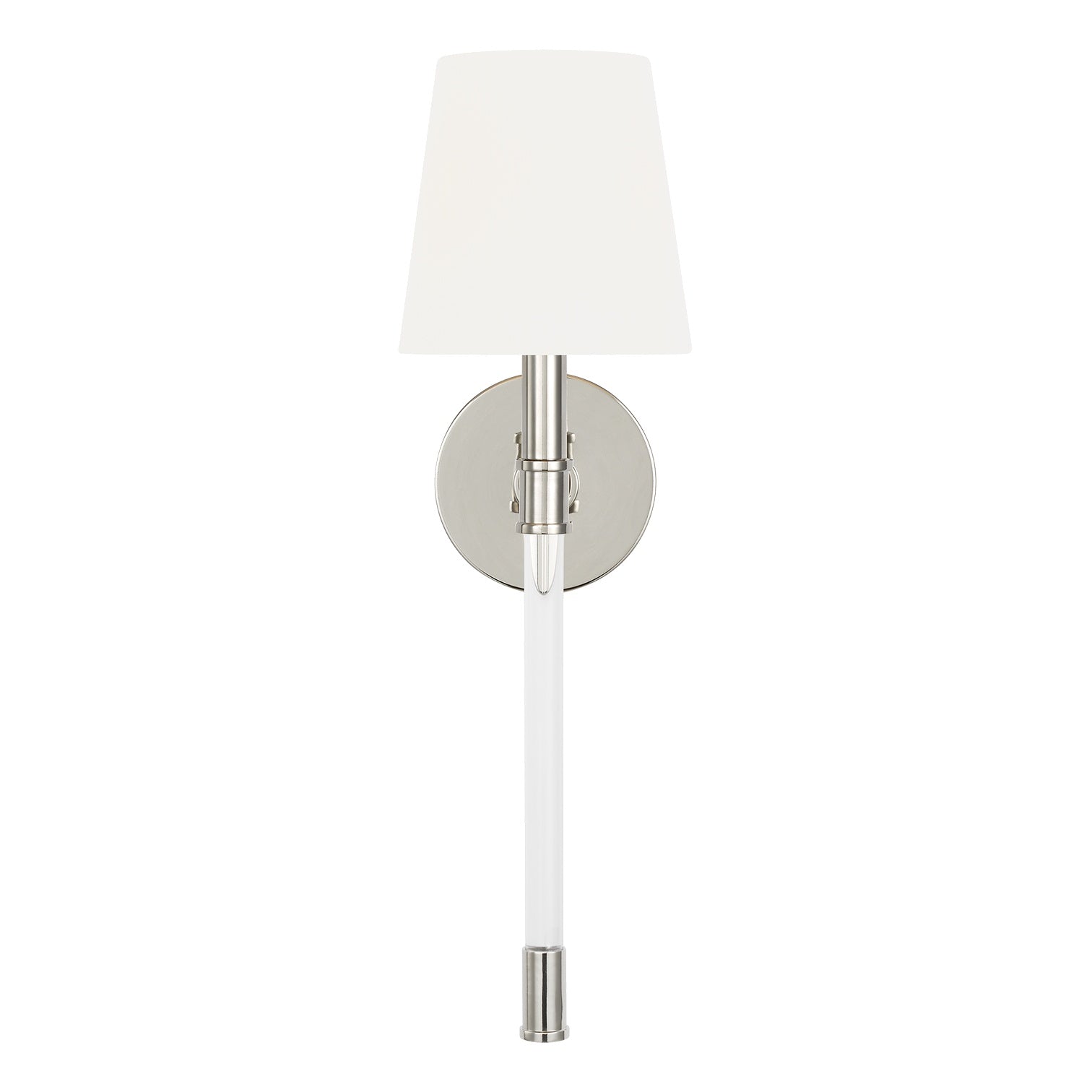 Hanover Sconce LIGHTING - sconce Visual Comfort Polished Nickel