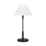 Porteau Medium Table Lamp LIGHTING - table lamp Visual Comfort Midnight Black