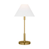 Porteau Medium Table Lamp LIGHTING - table lamp Visual Comfort Satin Brass