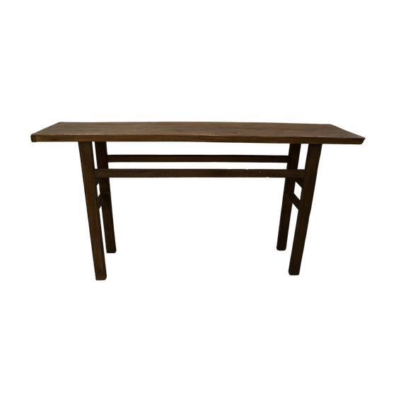 Drew Reclaimed Wood Console Table - Espresso 7 - a - FURNITURE - Console Hauer Market
