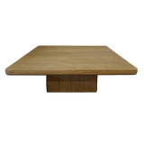 Milo Reclaimed Square Wood Coffee Table 4 - b - FURNITURE - coffee table - round Hauer Market