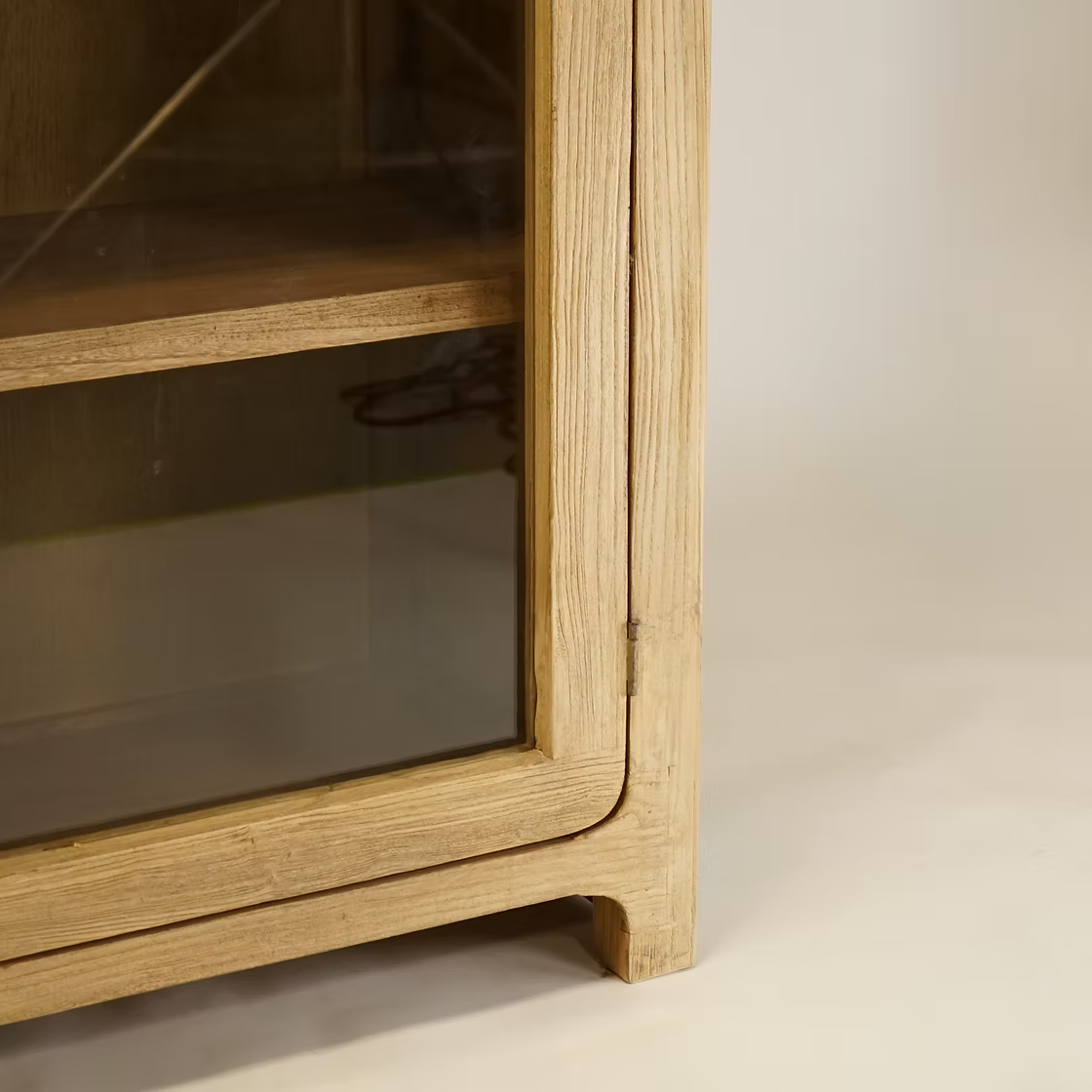 Rue Reclaimed Wood Glass Cabinet 7 - FURNITURE - bookcase/cabinet Hauer Market