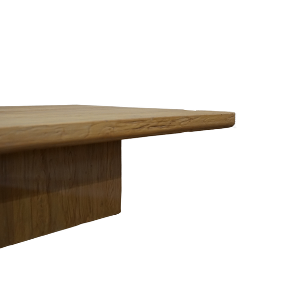 Milo Reclaimed Square Wood Coffee Table 4 - b - FURNITURE - coffee table - round Hauer Market