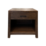 FLOOR MODEL - Rue Reclaimed Nightstands - Aged Brown - set of 2 FURNITURE - floor model Hauer Market