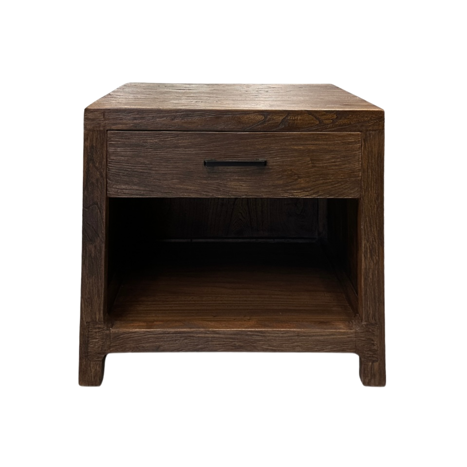 FLOOR MODEL - Rue Reclaimed Nightstands - Aged Brown - set of 2 FURNITURE - floor model Hauer Market