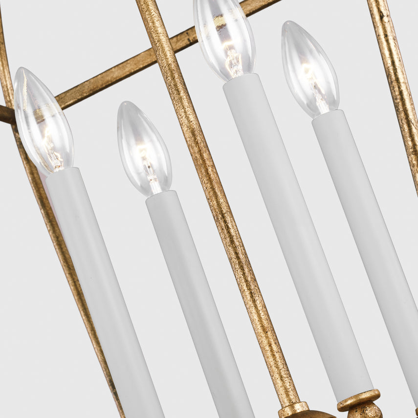 Stonington Medium Lantern LIGHTING - chandelier Visual Comfort