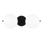 Lune 2-Light Vanity Sconce LIGHTING - vanity Visual Comfort Aged Iron