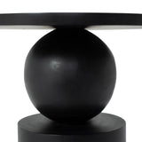Paola Side TableBlack FURNITURE - side table Renwil