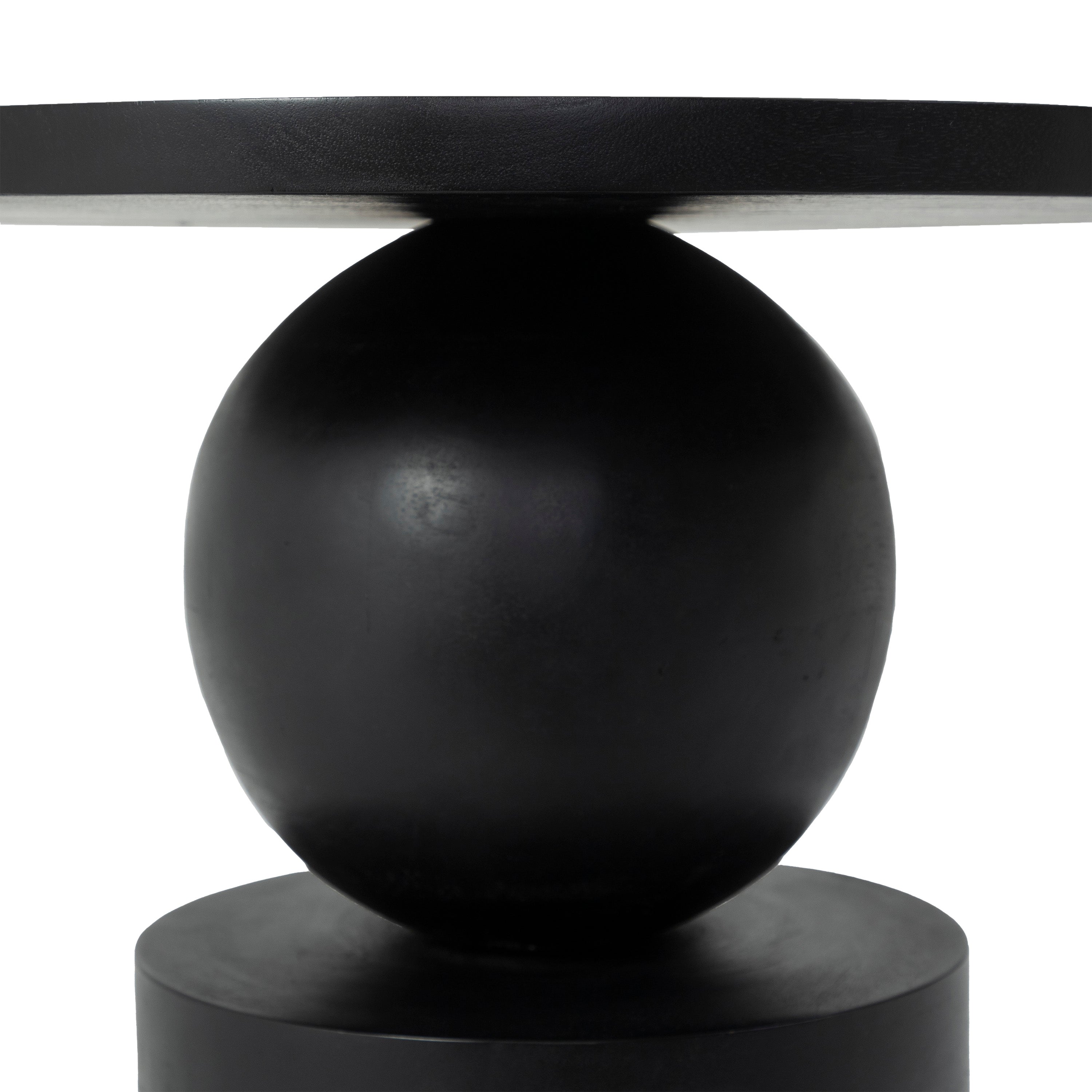 Paola Side TableBlack FURNITURE - side table Renwil