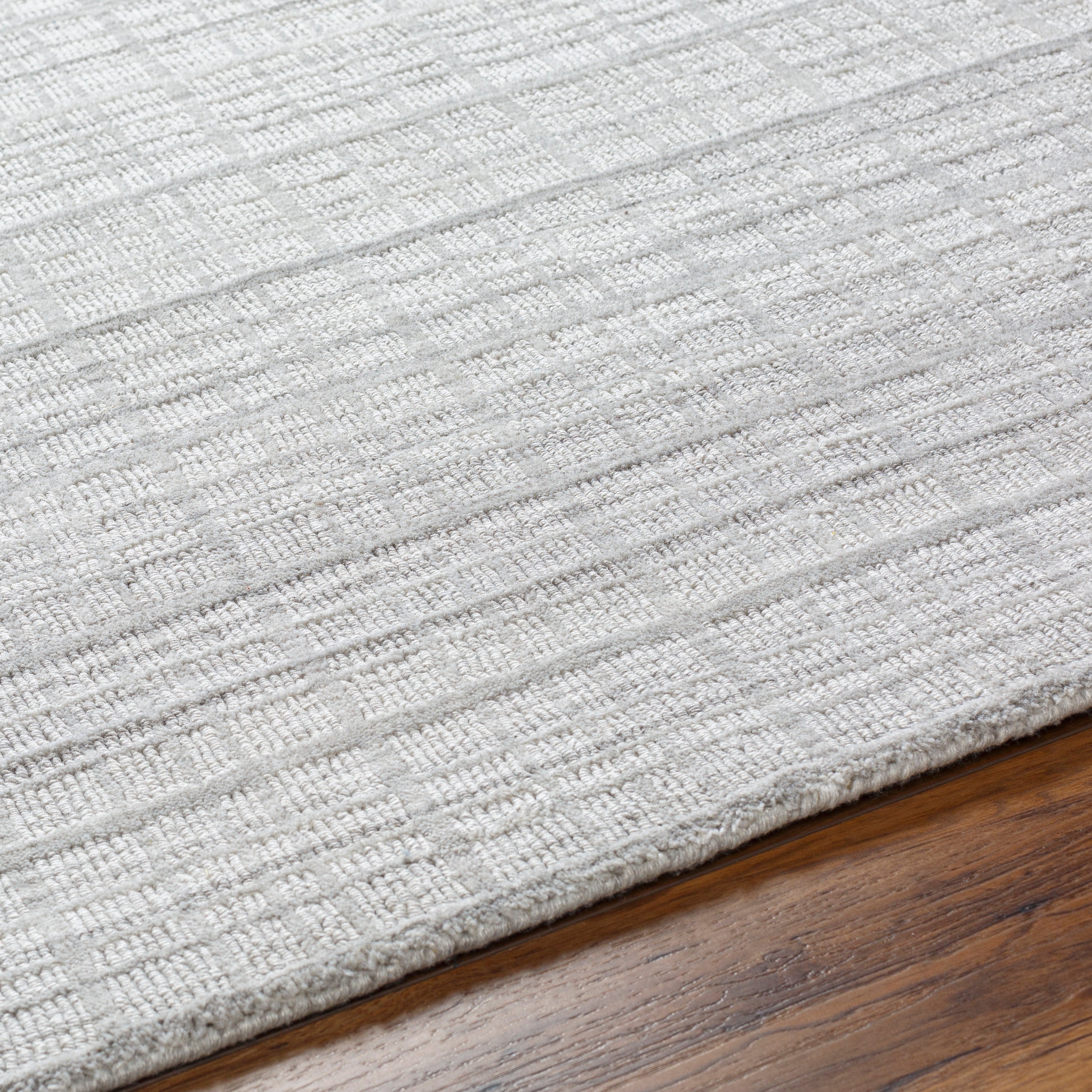 Fresco Silver Hand Loomed Rug RUGS - synthetic Surya