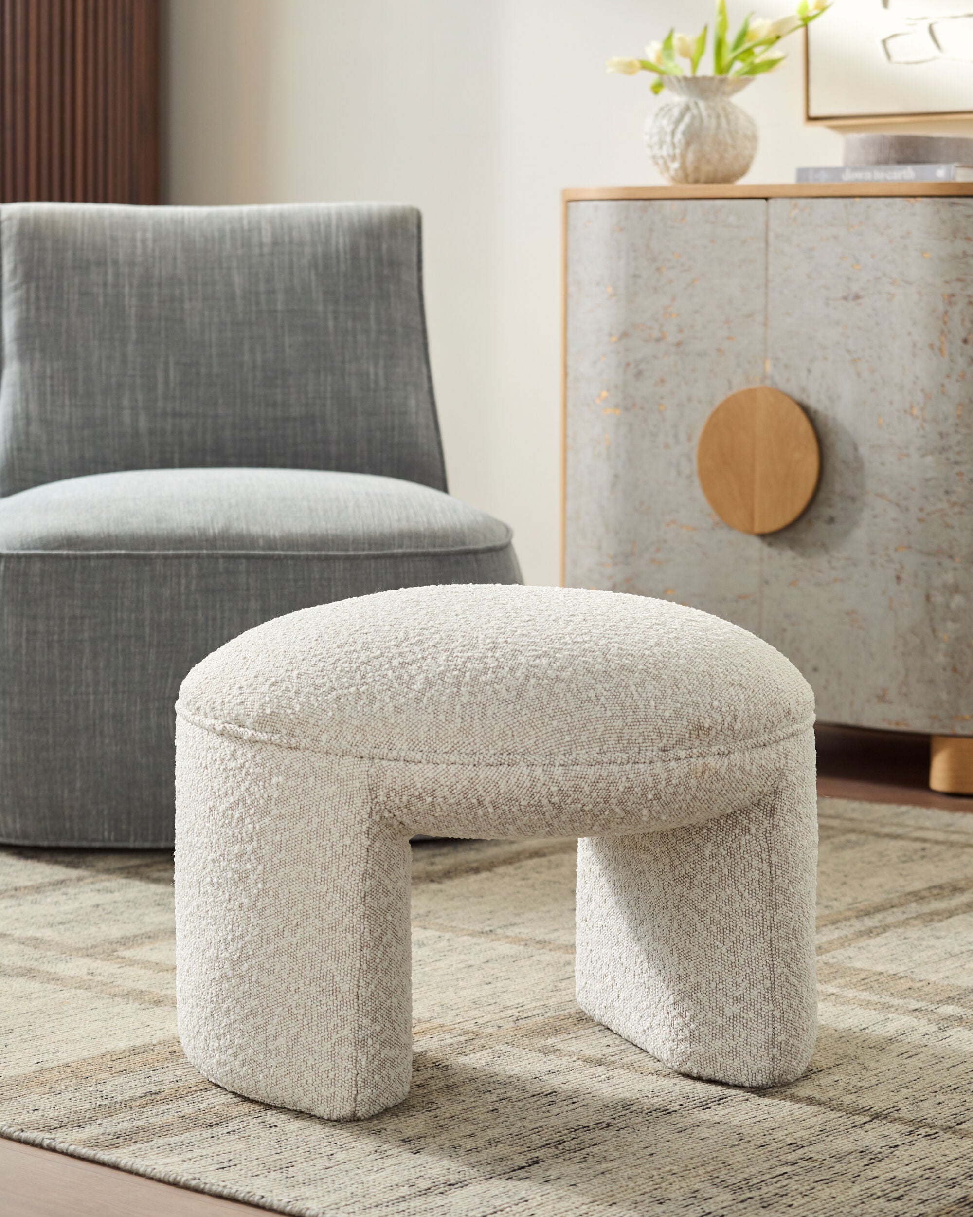 Floyd Ottoman FURNITURE - ottoman Surya