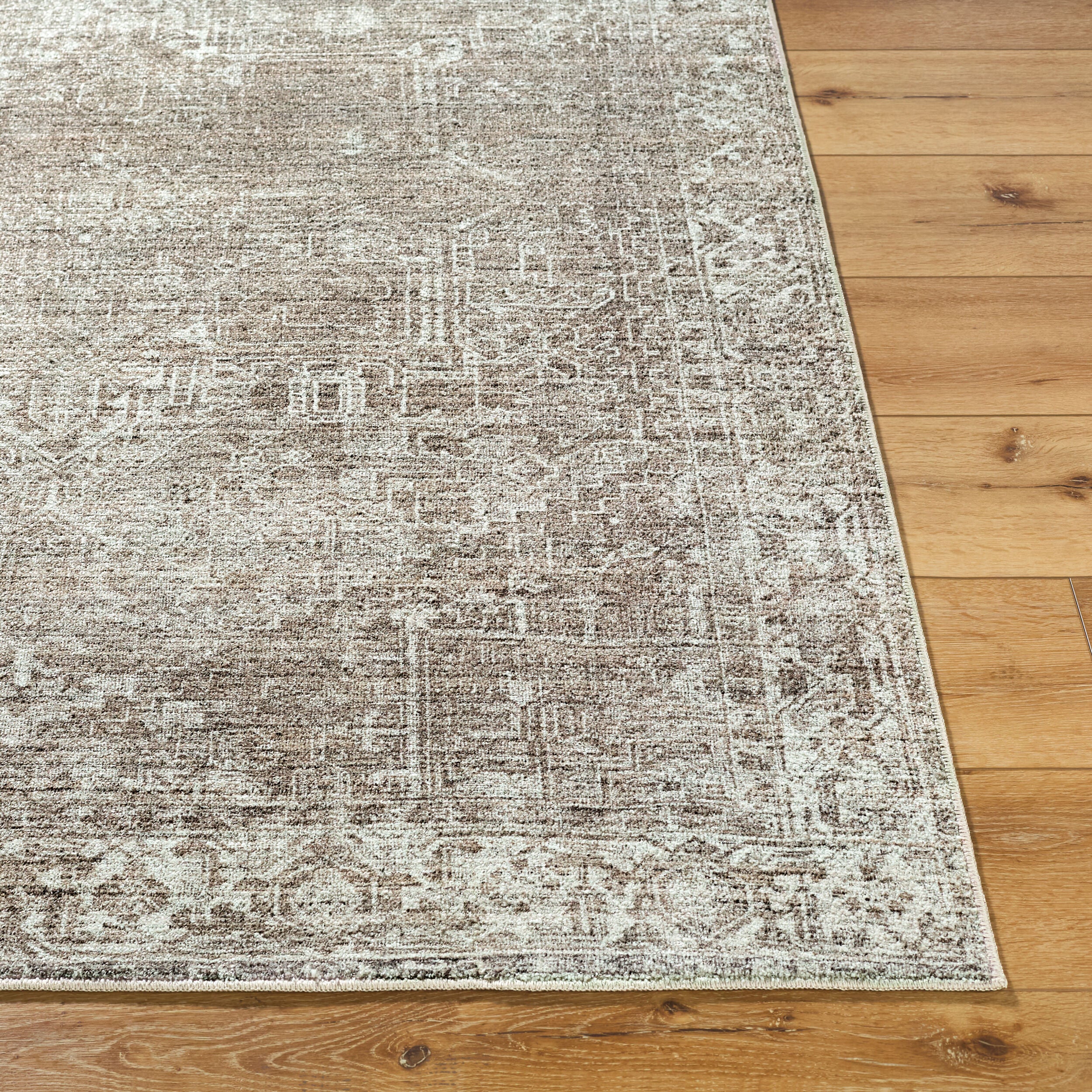 Collins Avenue Mocha / Olive Rug RUGS - synthetic Surya