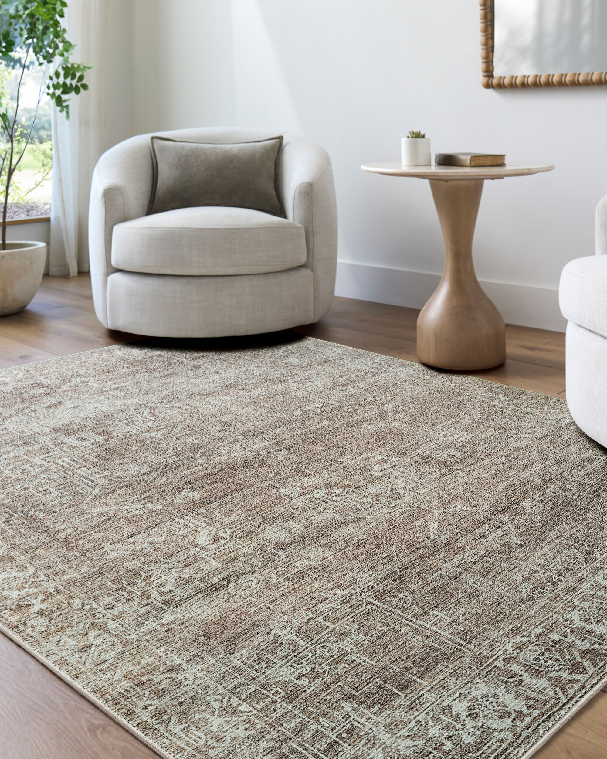 Collins Avenue Mocha / Olive Rug RUGS - synthetic Surya