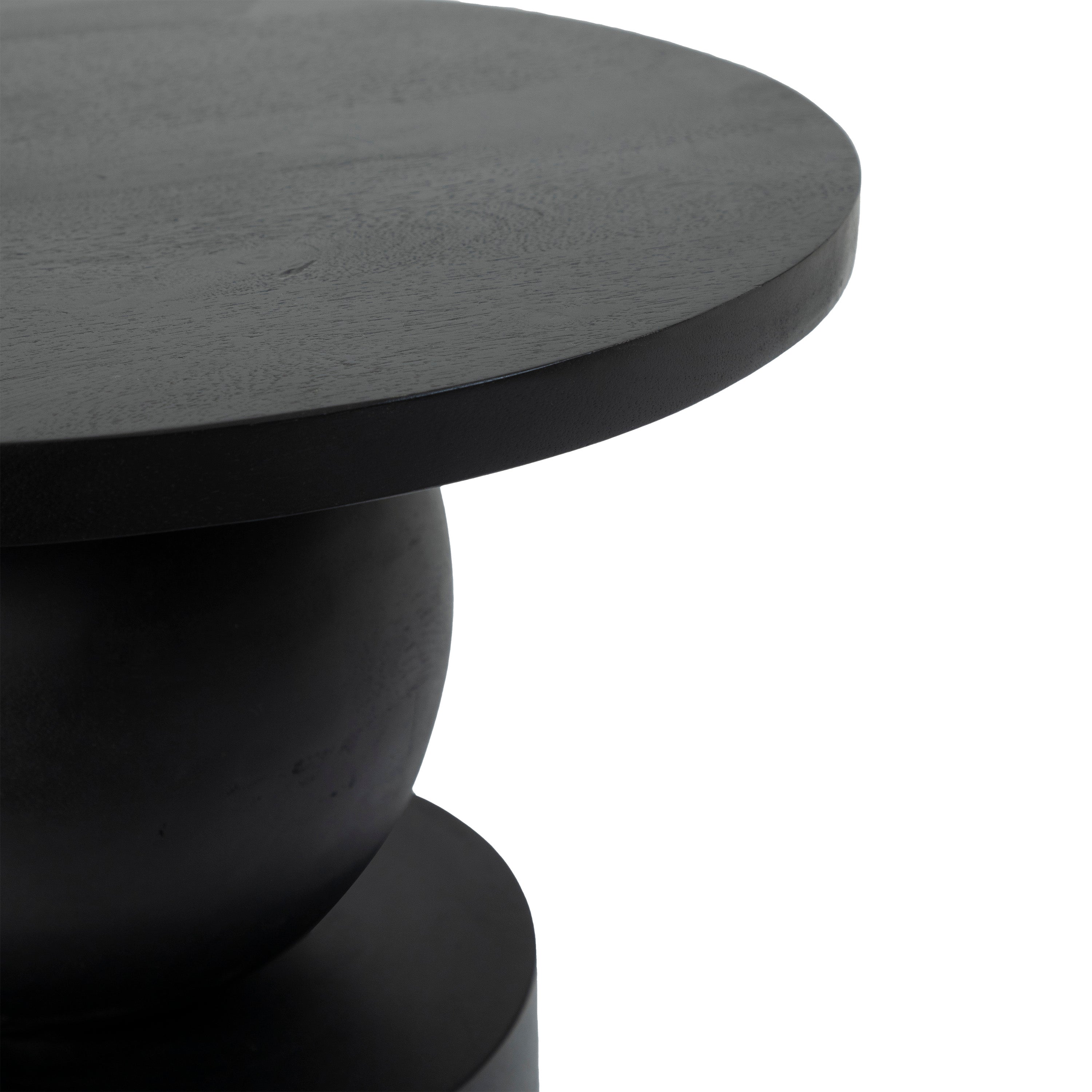 Paola Side TableBlack FURNITURE - side table Renwil