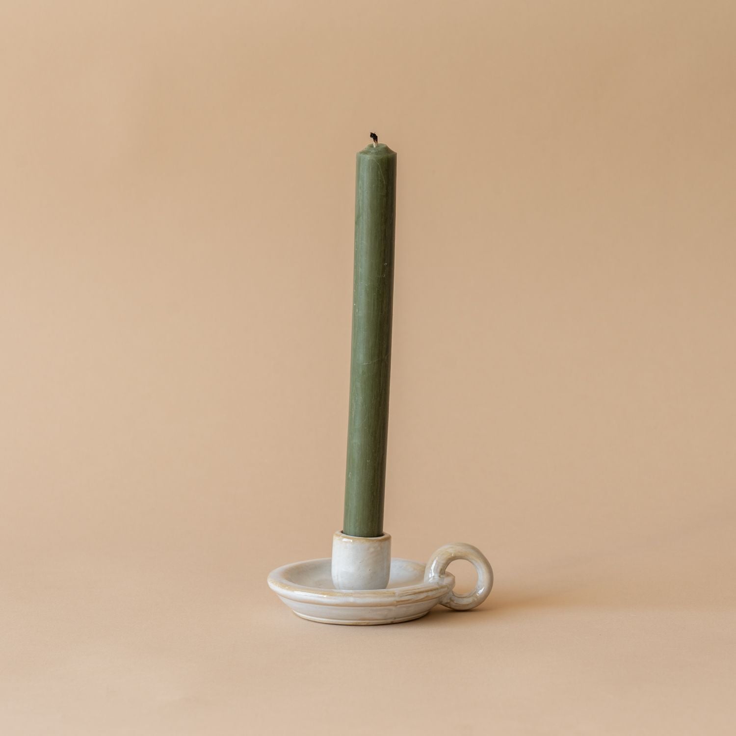 Ceramic Candle Holder with Handle candle holder Indaba