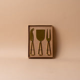 Gold Cheese Knife Set