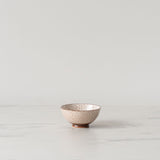 Beige Daisy Patterned Bowl bowl Inter Continental Mercantile Small