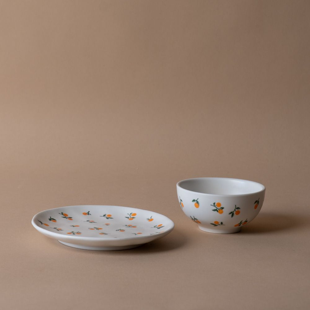Tiny Oranges Bowl - Rug & Weave