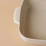 Ceramic Vanilla Square Baking Dish baking dish David Shaw