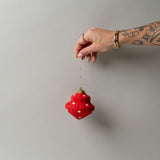 Handmade Paper Mache Ornament - Layered Shape