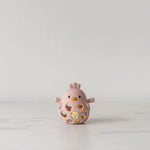 Baby Chicken Teething Toy FINNBIRD - teether Peaks & Valleys Baby (Faire) Pink