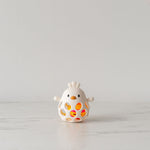 Baby Chicken Teething Toy FINNBIRD - teether Peaks & Valleys Baby (Faire) White