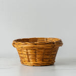 Antique French Wicker Basket VINTAGE - basket Rug & Weave No. 2
