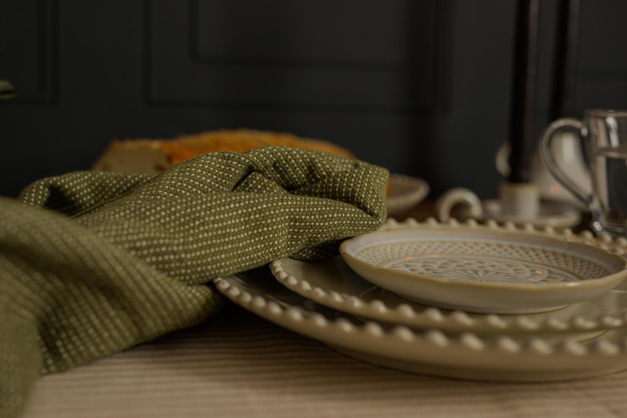 Pearl Edge Dining Collection - Pasta Bowl plate David Shaw