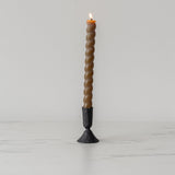 Forged Iron Candlestick Holder - Black candle holder Bohemia Design (Faire)