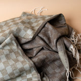 Check Pattern Throw Blanket blanket Indaba