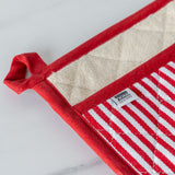 Red Stripe Pot Holder CHRISTMAS 2024 DANICA (Faire)