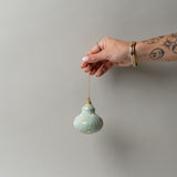 Handmade Paper Mache Ornament  - Curve Shape