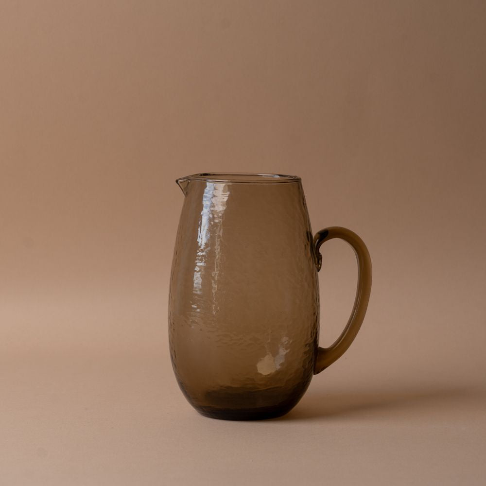 Mara Earthen Glass Pitcher pitcher Indaba