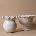 Trifle Bowl with Ruffle Edge bowl Coton Colors (Faire)