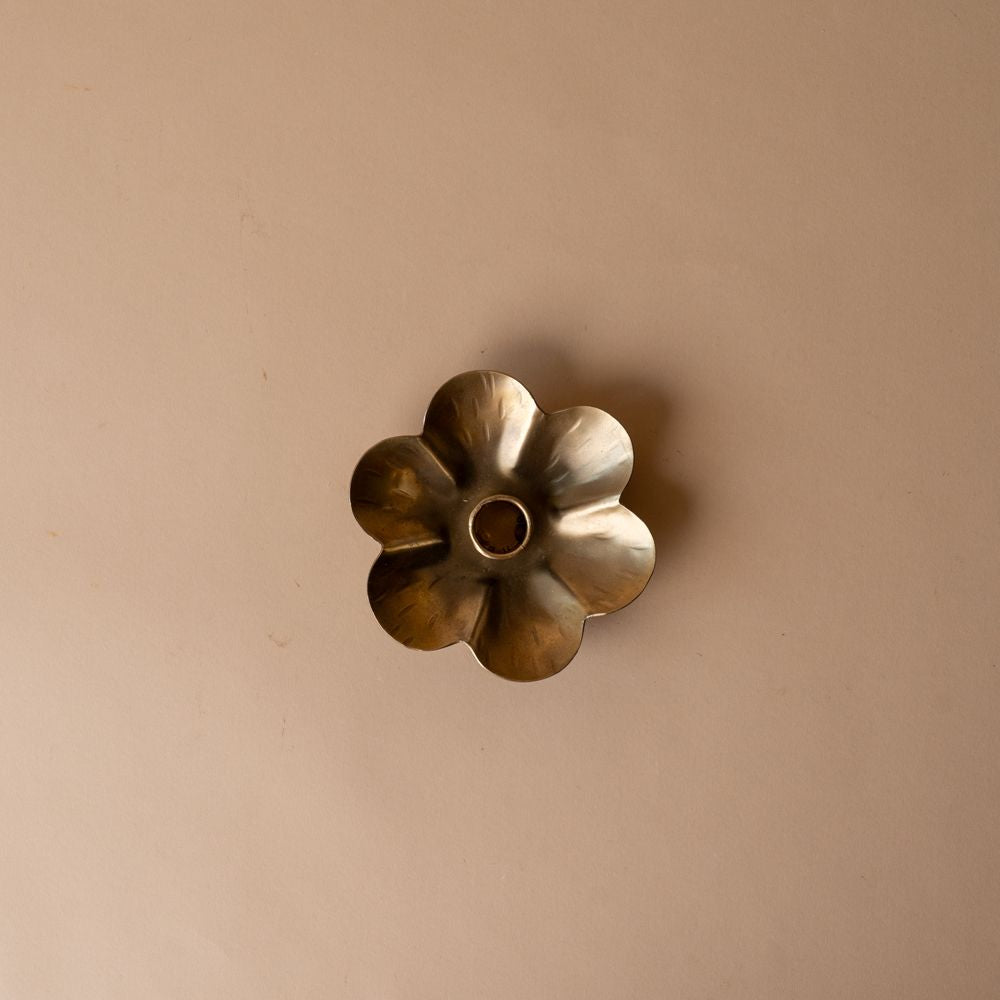 Forged Floral Candle Holder candle holder Indaba