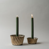 Metal Twist Taper Candle Holder
