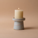 Reactive Glaze Pillar Candle Holder