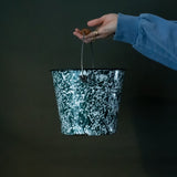 Vintage Splatterware Pail 0-a-VINTAGE-pot Rug & Weave