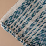 Striped Turkish Hand Towel with Tassel